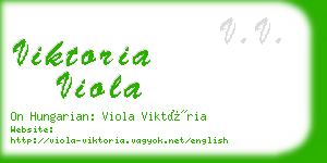 viktoria viola business card